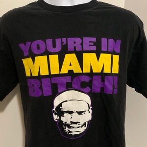 Lebron “You’re in Miami B*tch” Teruo t shirt Size Large